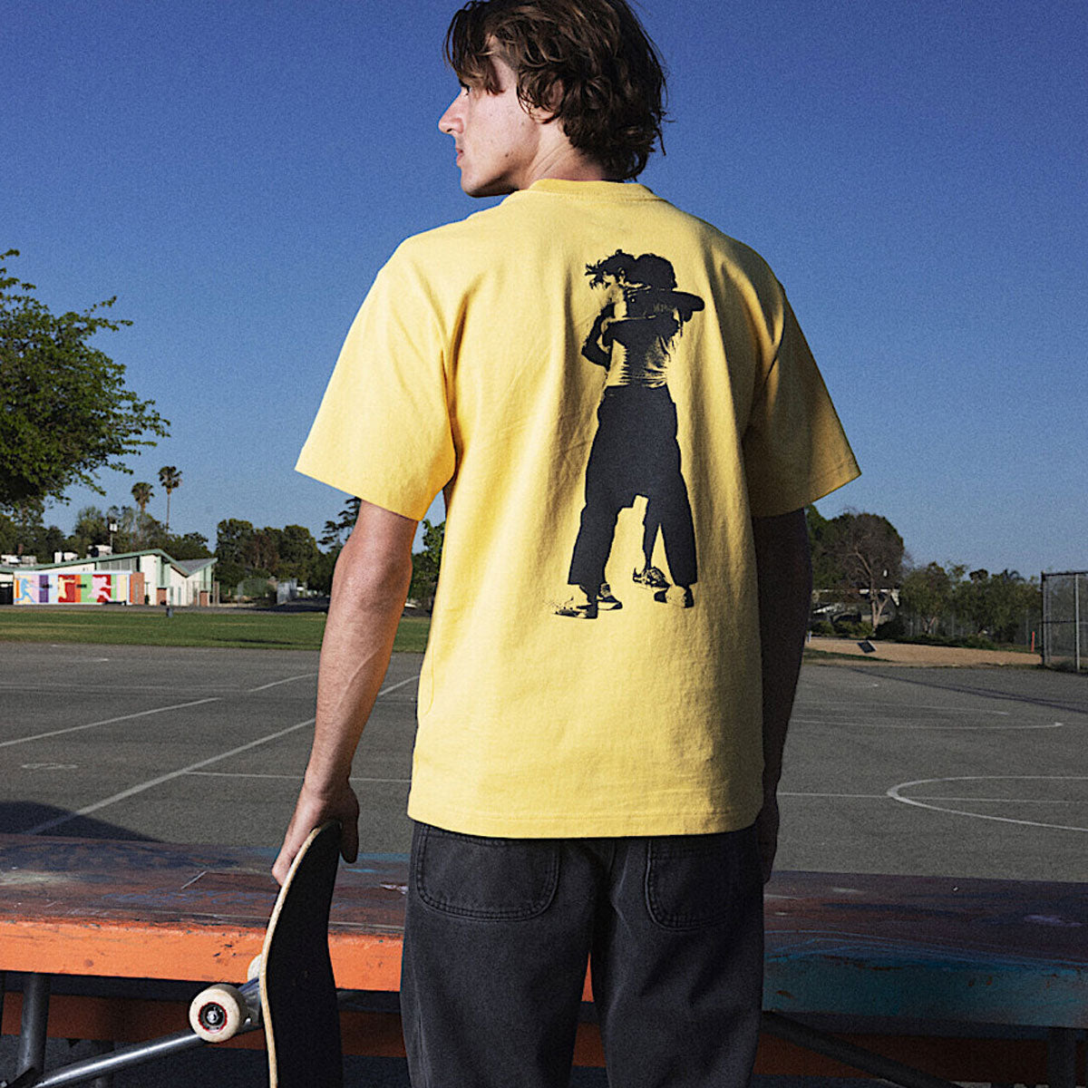Vans Skate x Atiba Haze Hug T-Shirt - Spicy Mustard image 4
