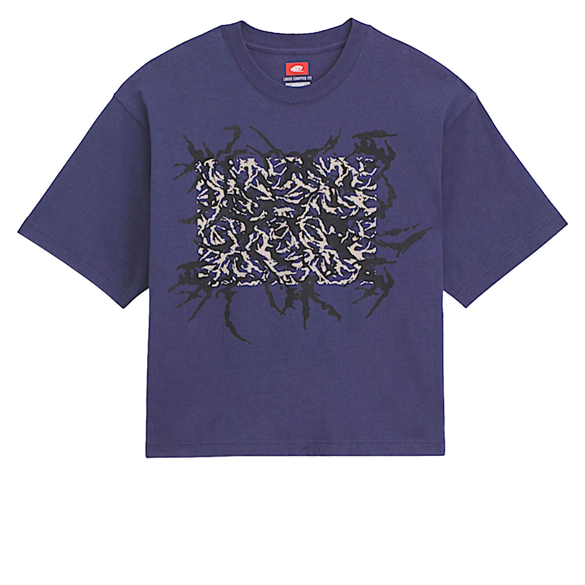Vans Skate Blurred Camo Short T-Shirt - Deep Twilight image 1