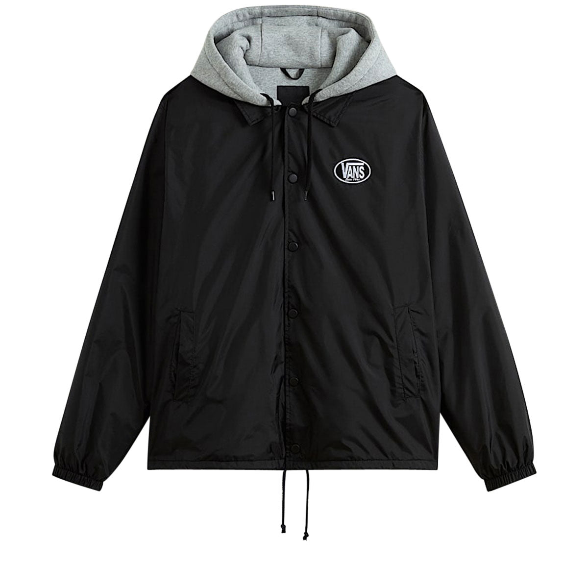 Vans Riley Hooded Coaches Jacket - Black image 1