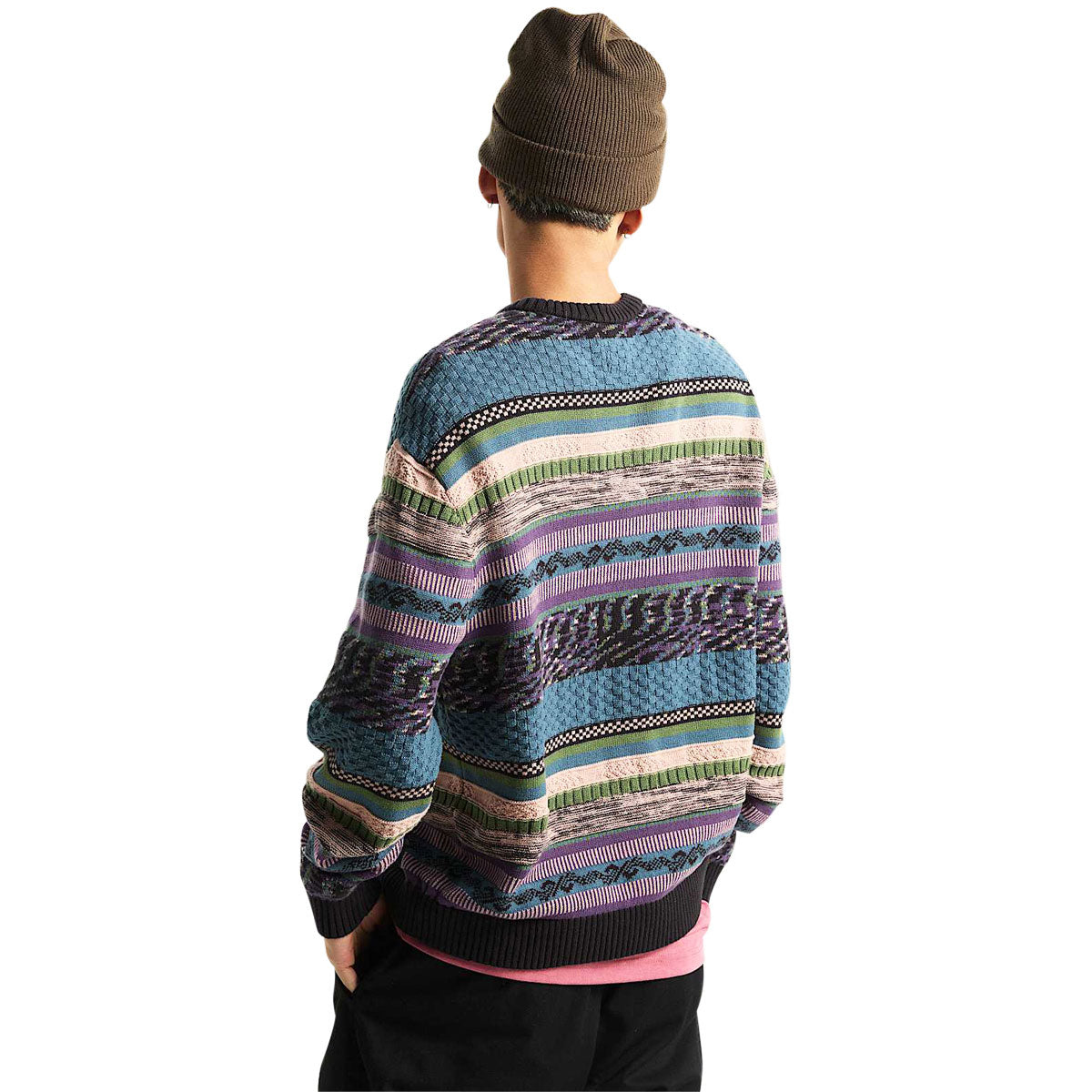 Vans Boyer Crew Sweatshirt - Black/Stargazer image 2