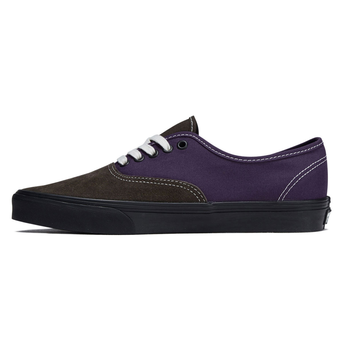 Vans Authentic Shoes - Black Sidewall/Gothic Grape image 2