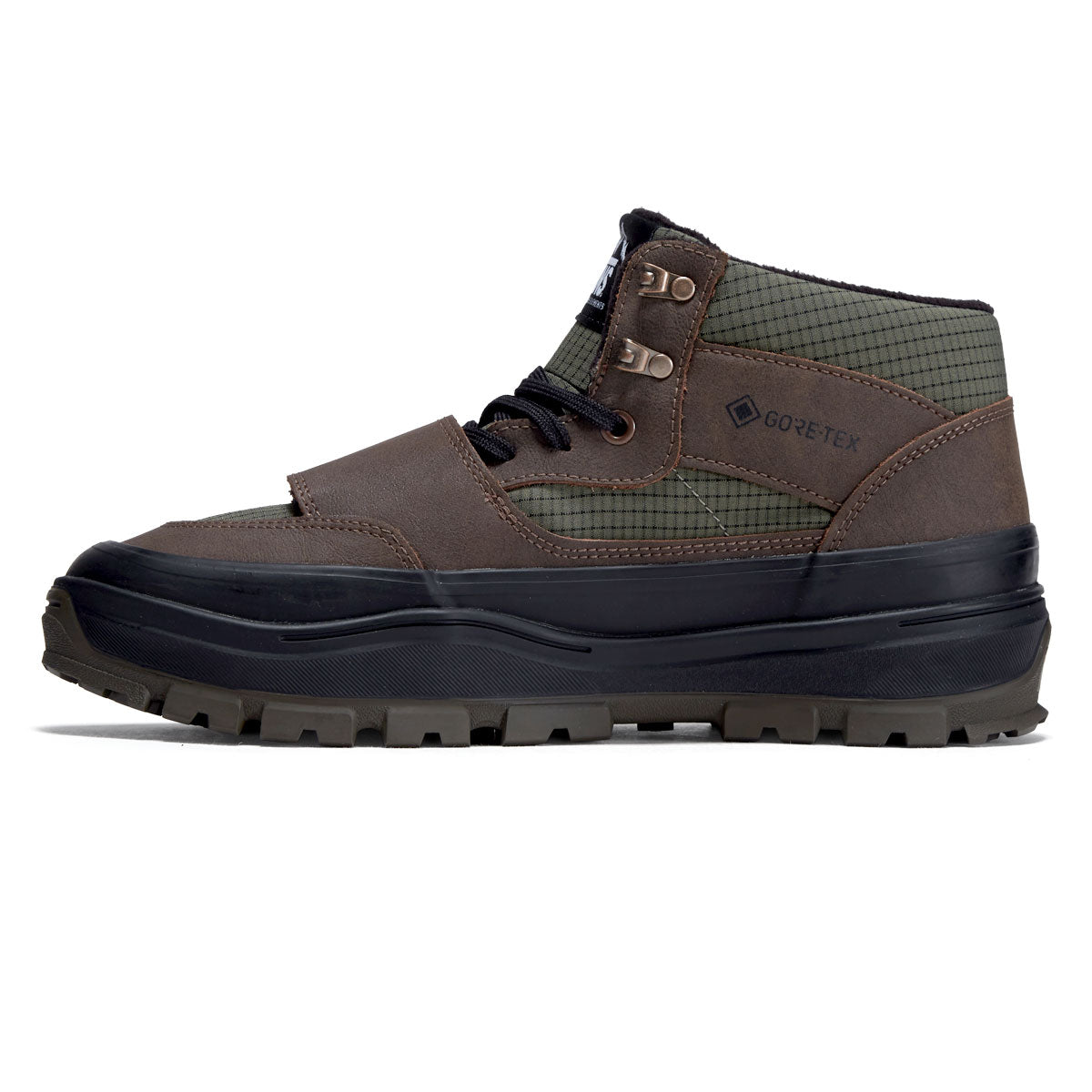 Vans Mountain Mid Gore-Tex Insulated MTE Shoes - Dark Green/Dark Brown image 2