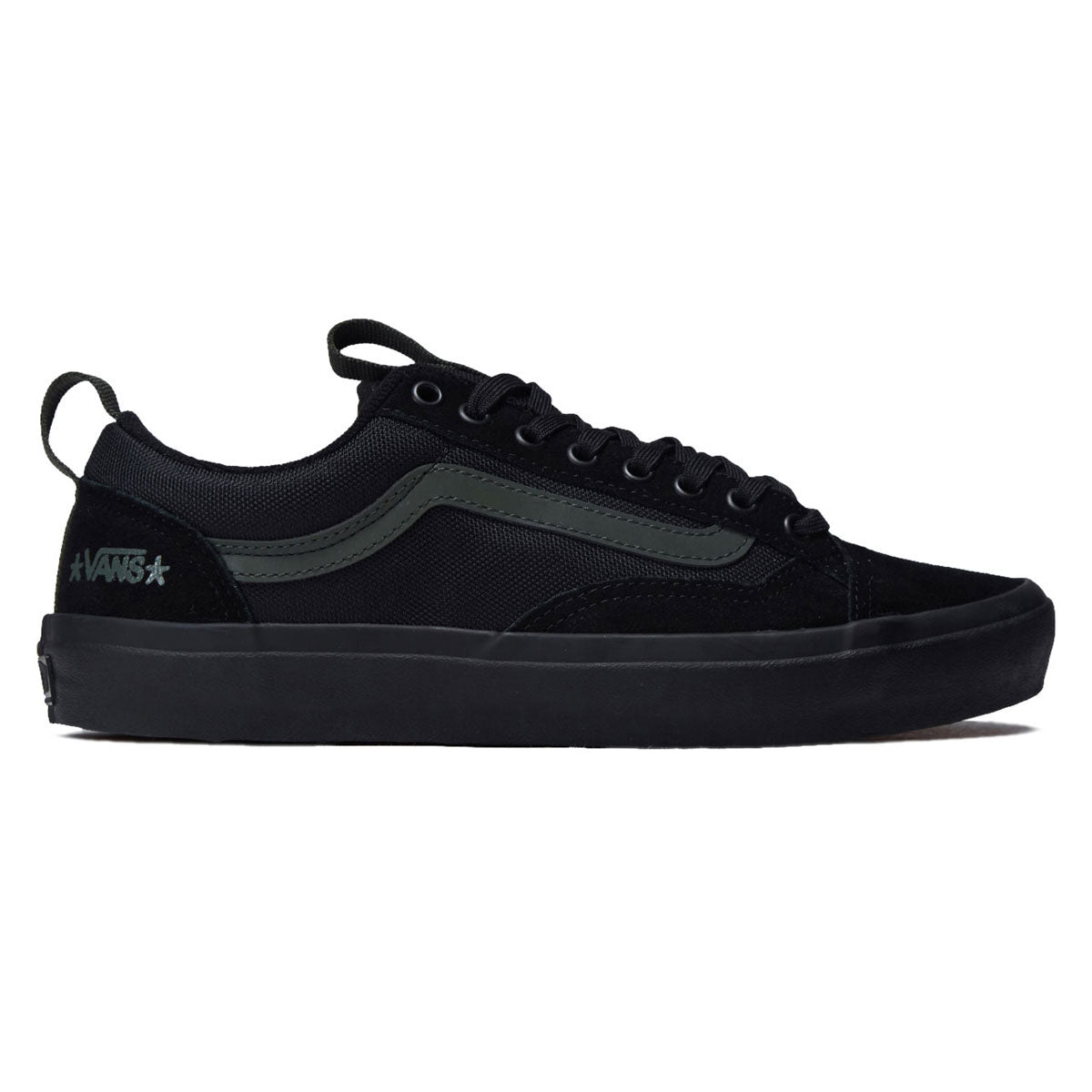 Vans Skate x Atiba Old Skool 36+ Shoes - Black/Dark Green image 1