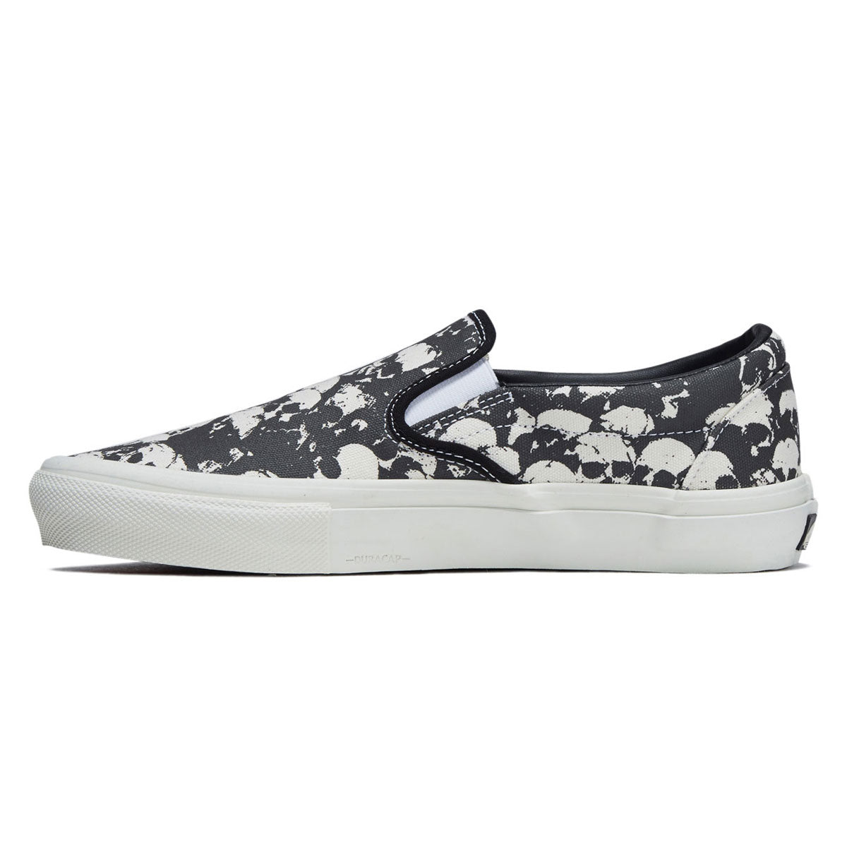Vans Skate Slip-On Shoes - Skull Pile Black/White/Gum image 2