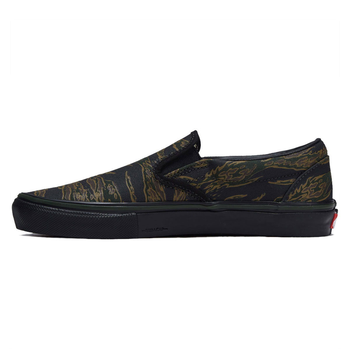 Vans Skate Slip-On Shoes - Tiger Camo Green/Black image 2