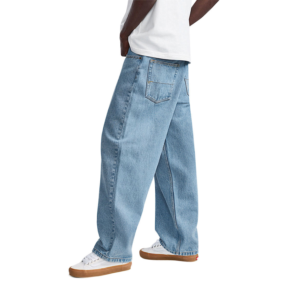 Vans Check-5 Baggy Denim Jeans - Stonewash Blue image 2