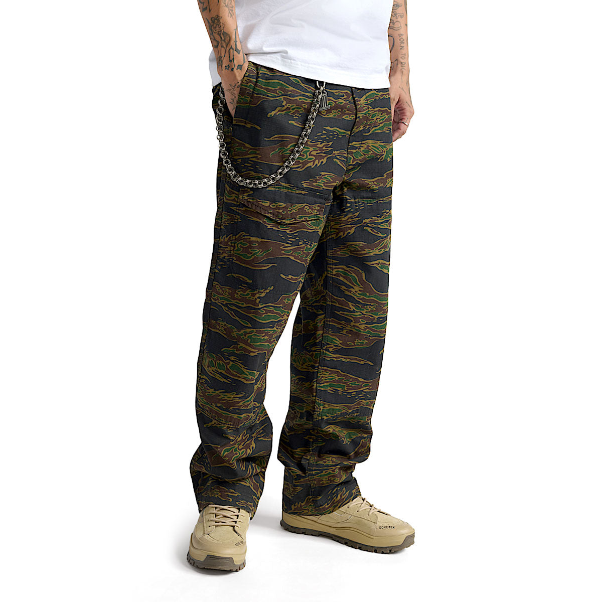 Vans Skate x Atiba Loose Haze Cargo Pants - Black Camo image 2