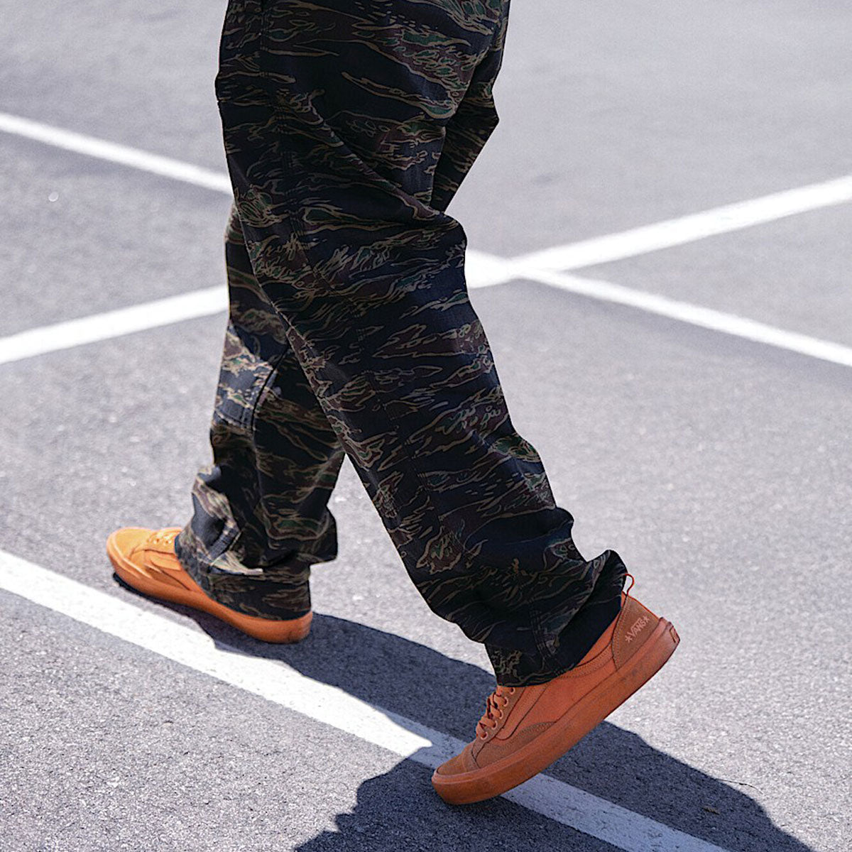 Vans Skate x Atiba Loose Haze Cargo Pants - Black Camo image 4