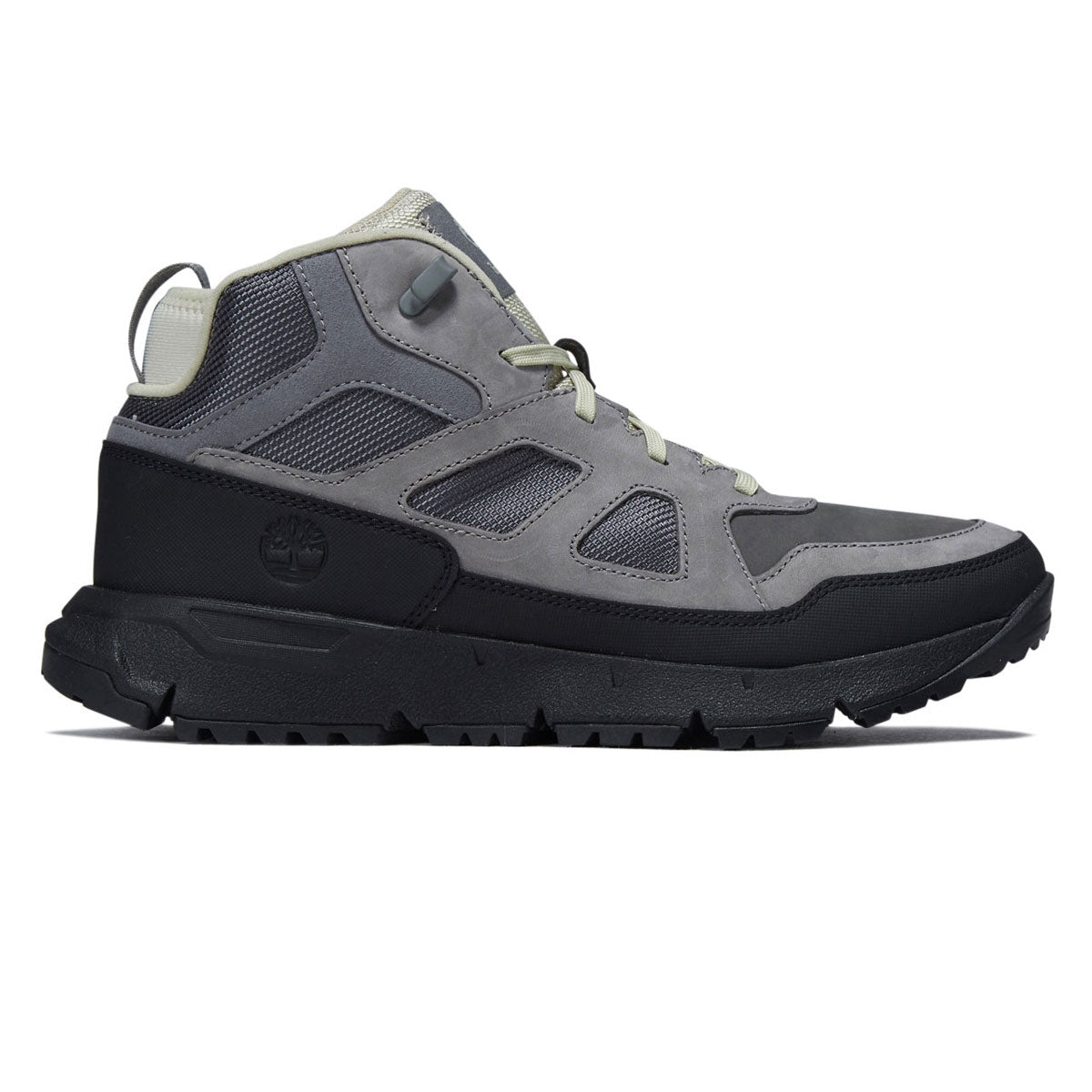Timberland Men\'s Voyager Valley Mid Sneaker Boots in a grey and black colorway Men main image 3