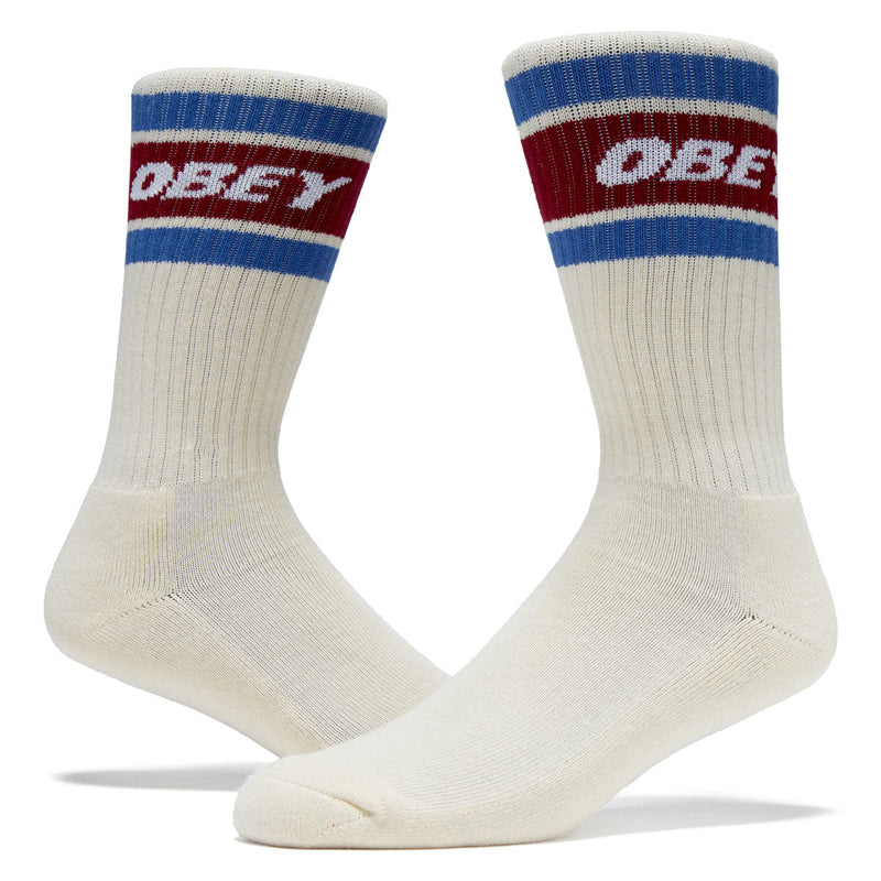 Obey Cooper II Socks - Unbleached/Rhubarb