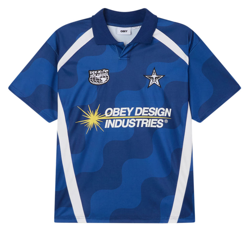Obey Soccer Jersey - Blue Multi