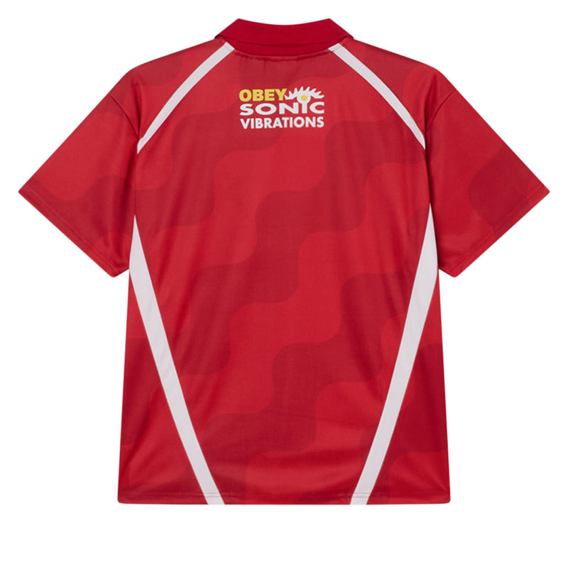 Obey Soccer Jersey - Red Multi