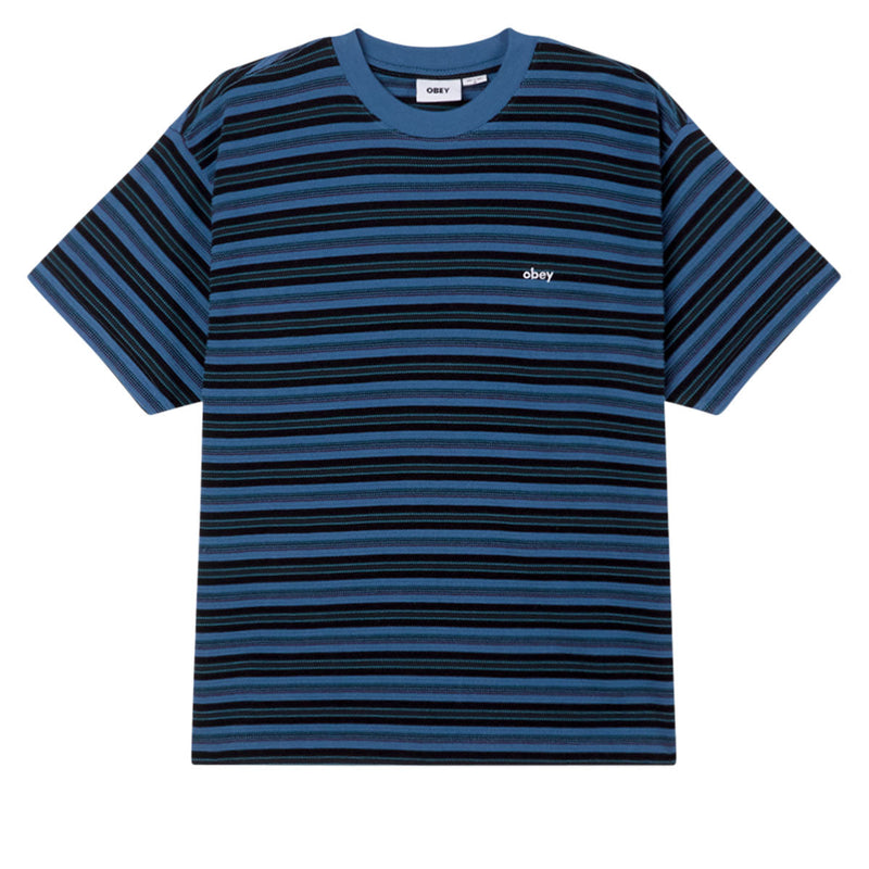 Obey Kenny Relaxed T-Shirt - Coronet Blue Multi