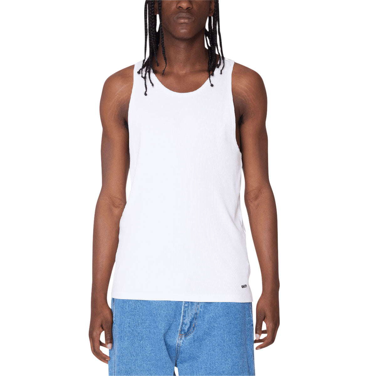 Obey Standard Rib 2 Pack Of Tank Top - White image 4