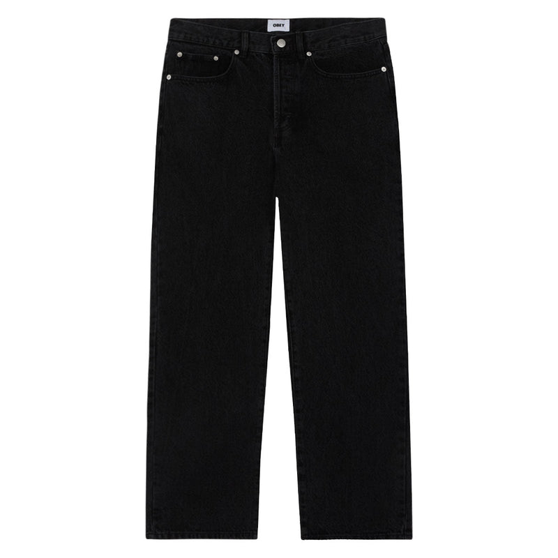Obey Classic Baggy Denim Jeans - Faded Black