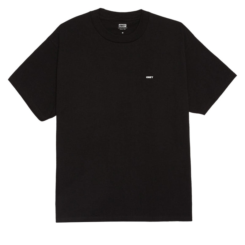 Obey Cropped Icon T-Shirt - Black