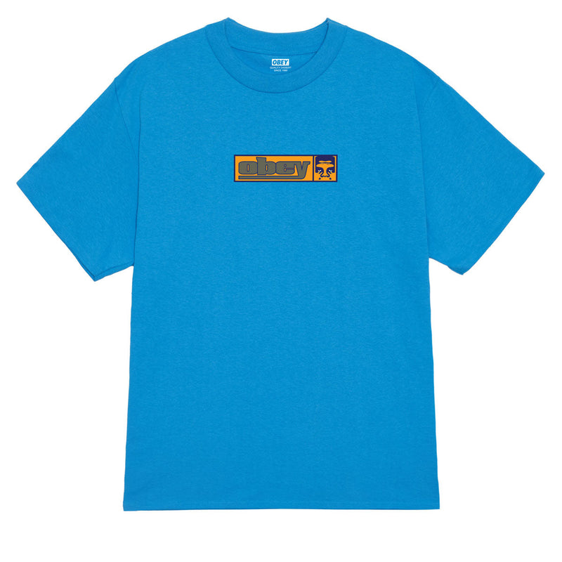Obey 90s Icon T-Shirt - Azure Blue