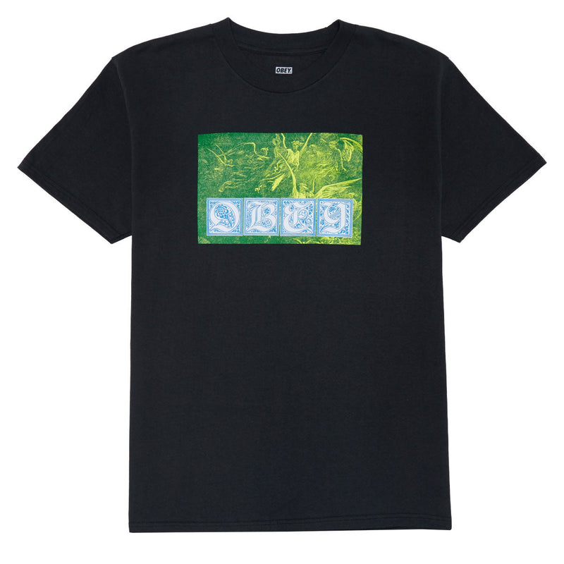 Obey Angels T-Shirt - Vintage Black
