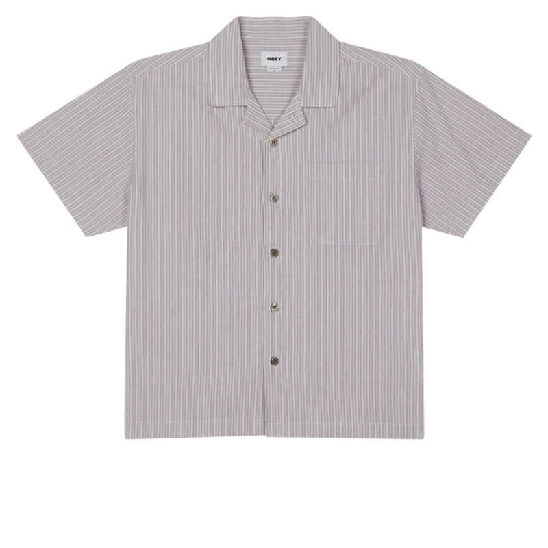 Obey Reducer Woven Shirt - Brown Multi