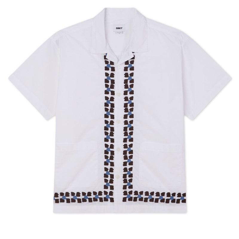 Obey Ruben Woven Shirt - White Multi
