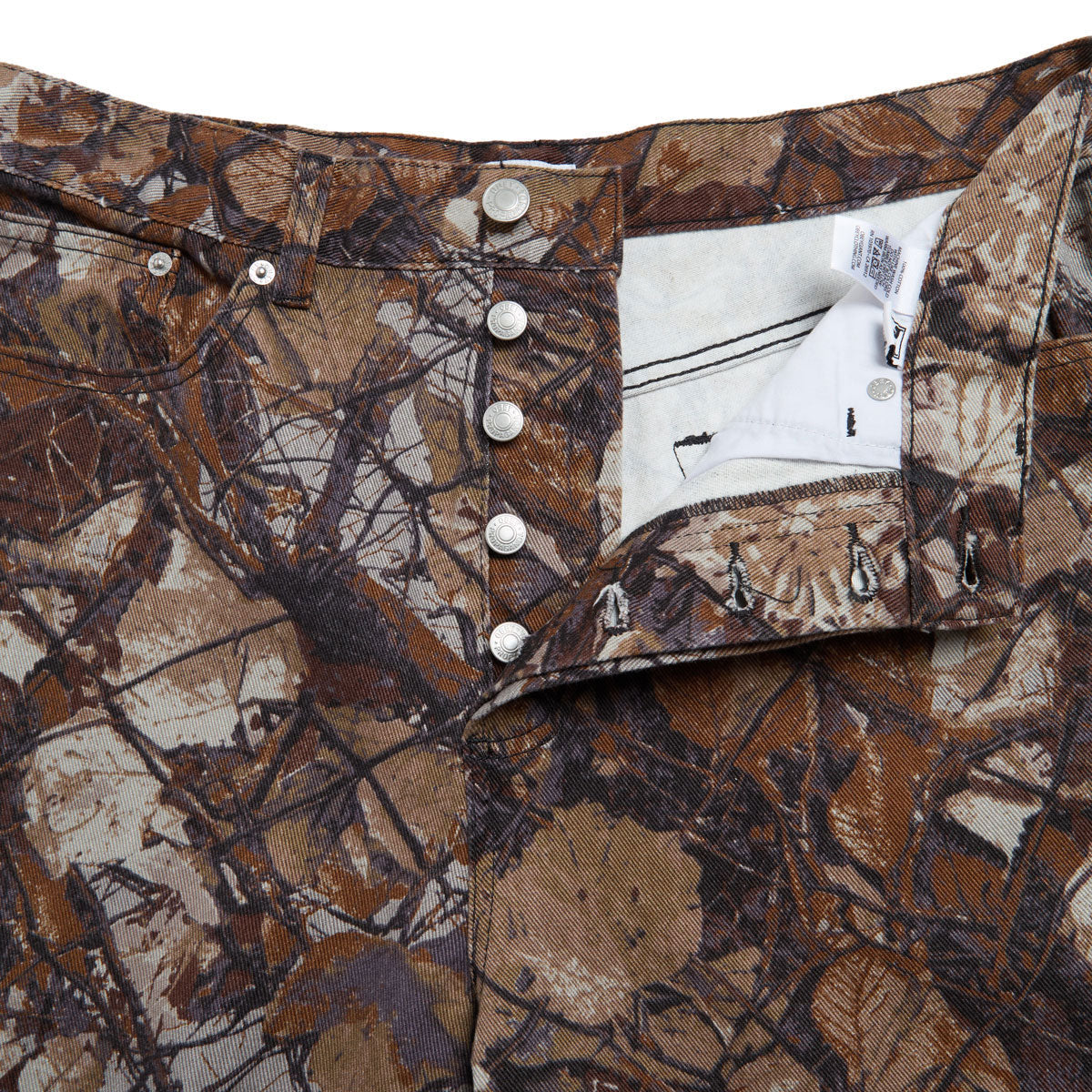 Obey Classic Baggy Denim Jeans - Fence Camo Multi image 3