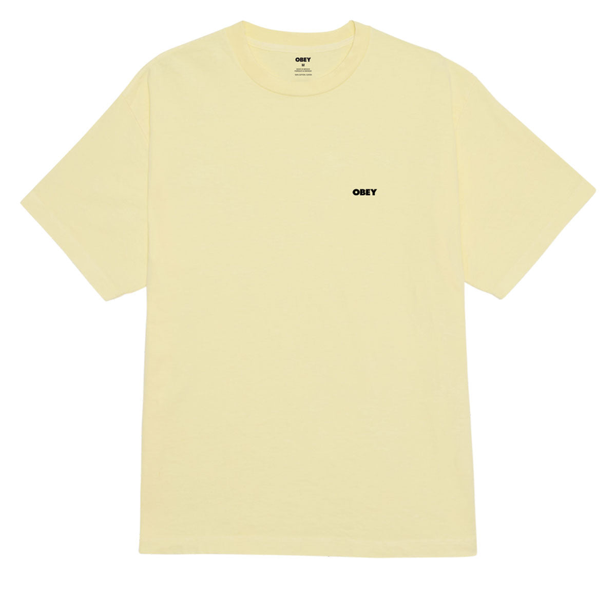 Obey Bold Icon Face T-Shirt - Pigment Wax Yellow image 2