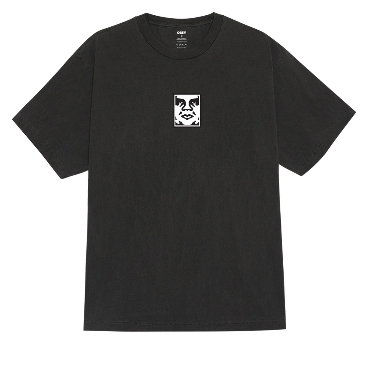 Obey Icon Face T-Shirt - Pigment Dusty Black image 1