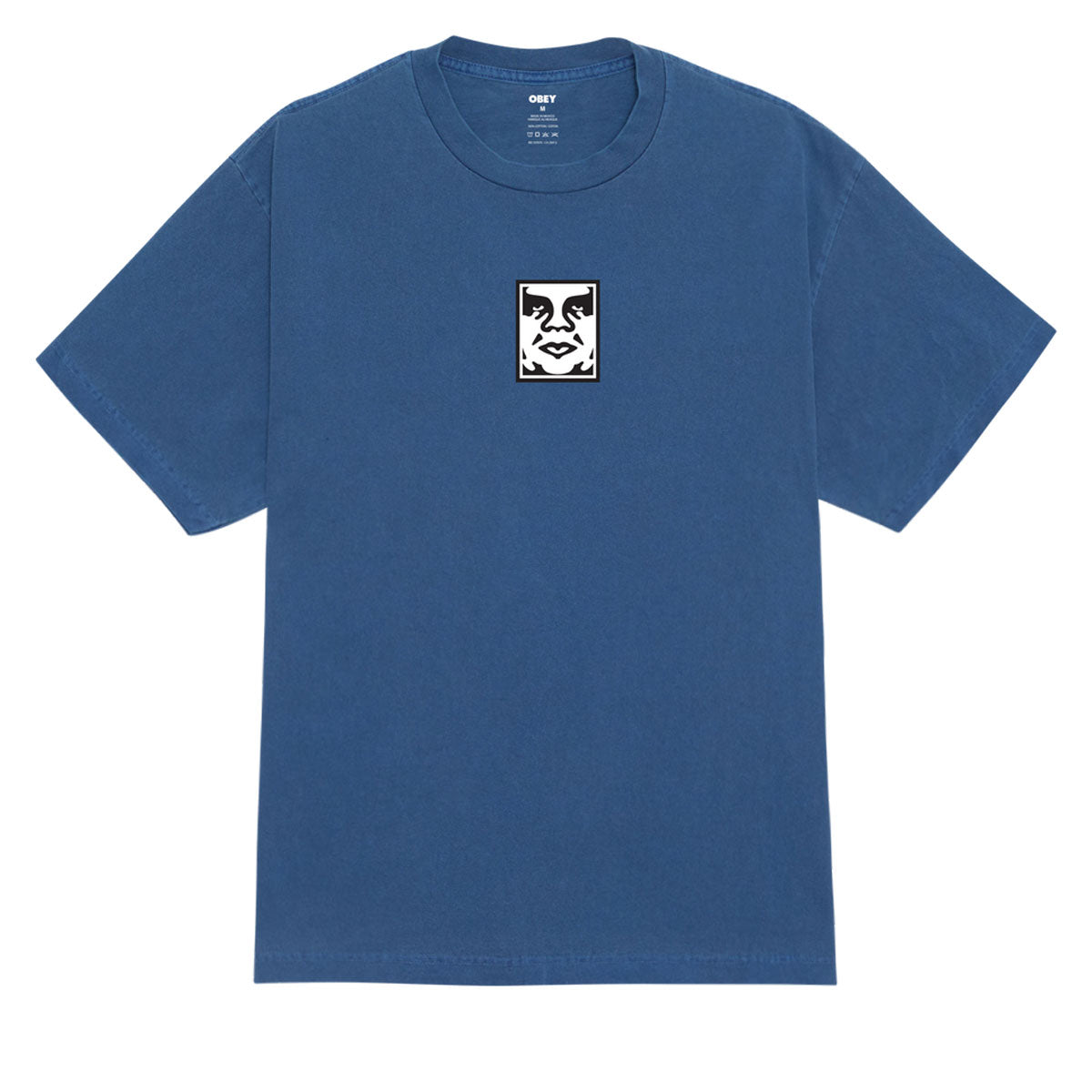 Obey Icon Face T-Shirt - Pigment Dark Denim image 1