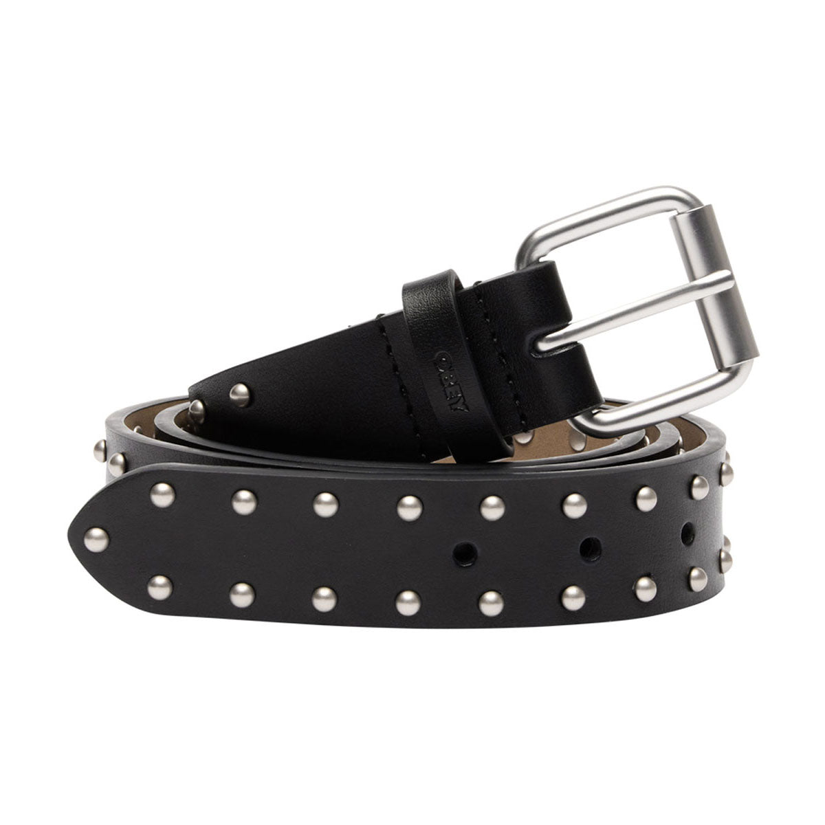 Obey Mini Dome Studded Belt - Black image 1