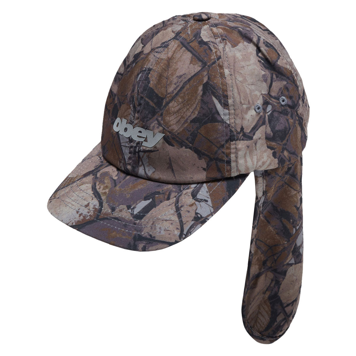 Obey Sahara 6 Panel Trail Hat - Fence Camo Multi image 1