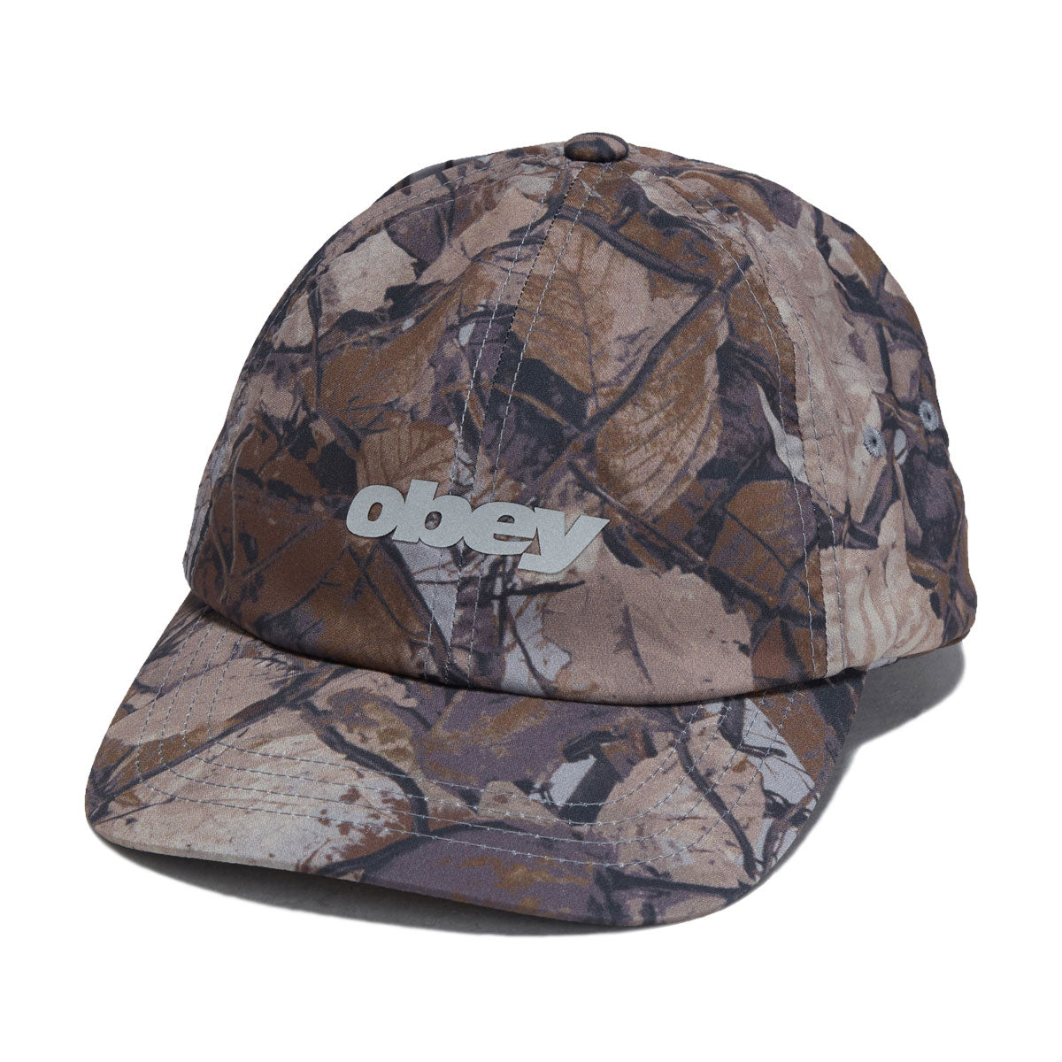 Obey Sahara 6 Panel Trail Hat - Fence Camo Multi image 4