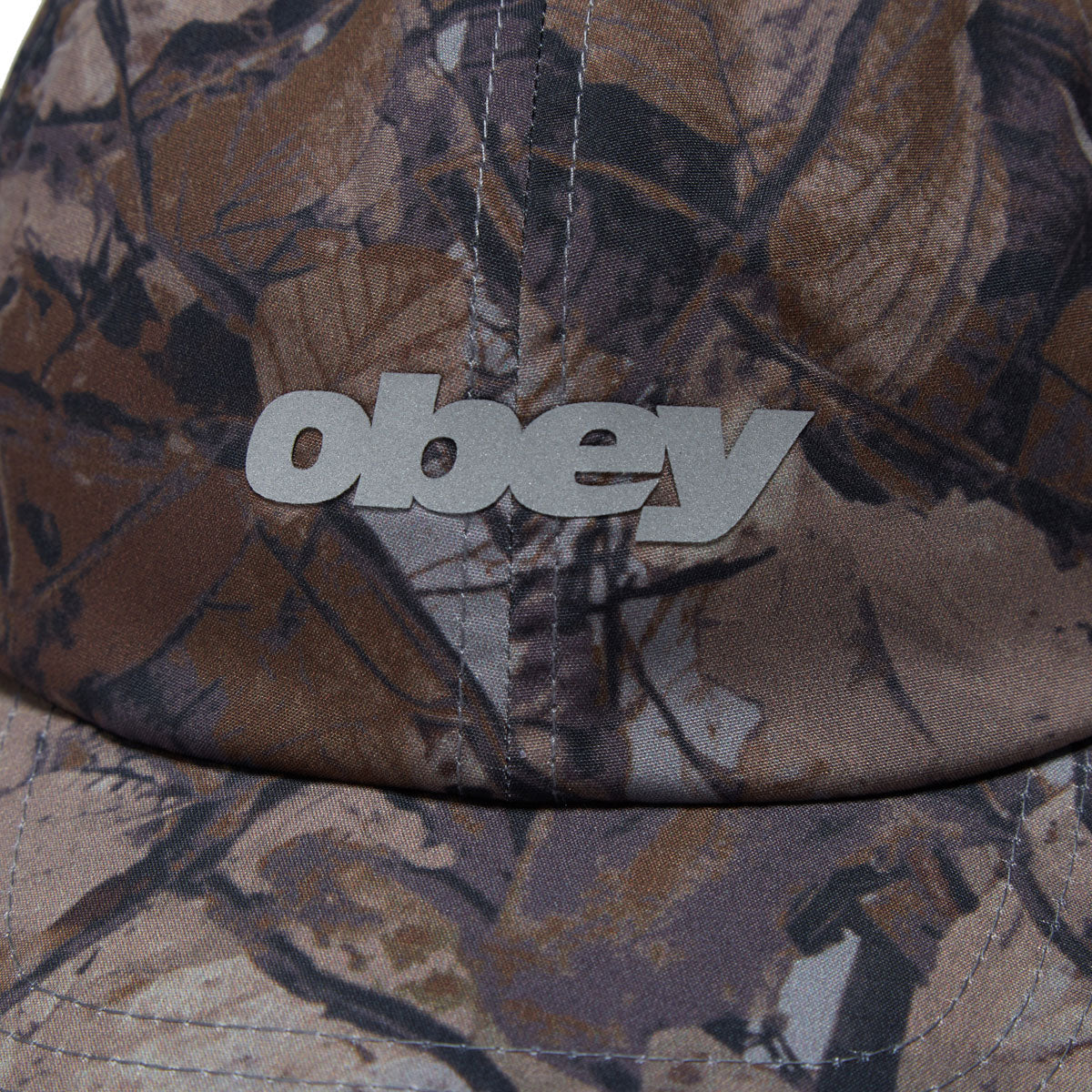 Obey Sahara 6 Panel Trail Hat - Fence Camo Multi image 5