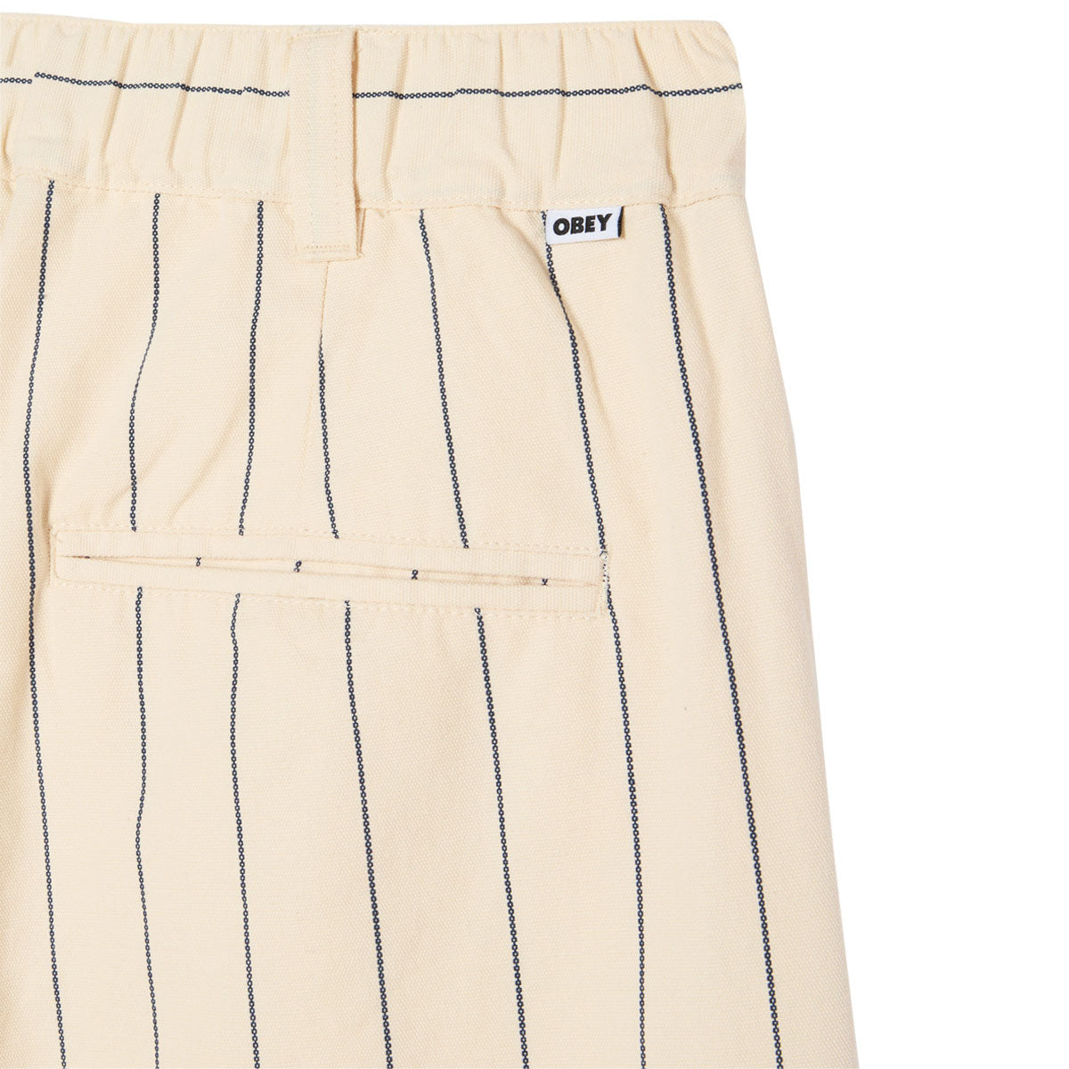 Obey Foster Pleated Stripe Pants - Canvas Multi image 3