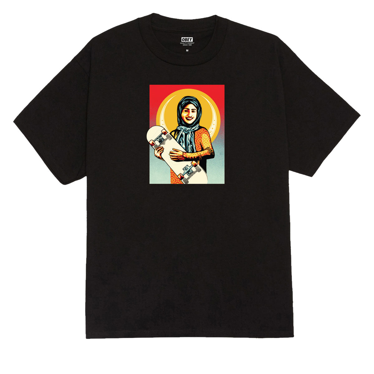 Obey Skateistan T-Shirt - Black image 1