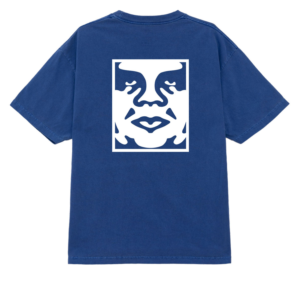 Obey Bold Icon Face T-Shirt - Pigment Electric Indigo image 1
