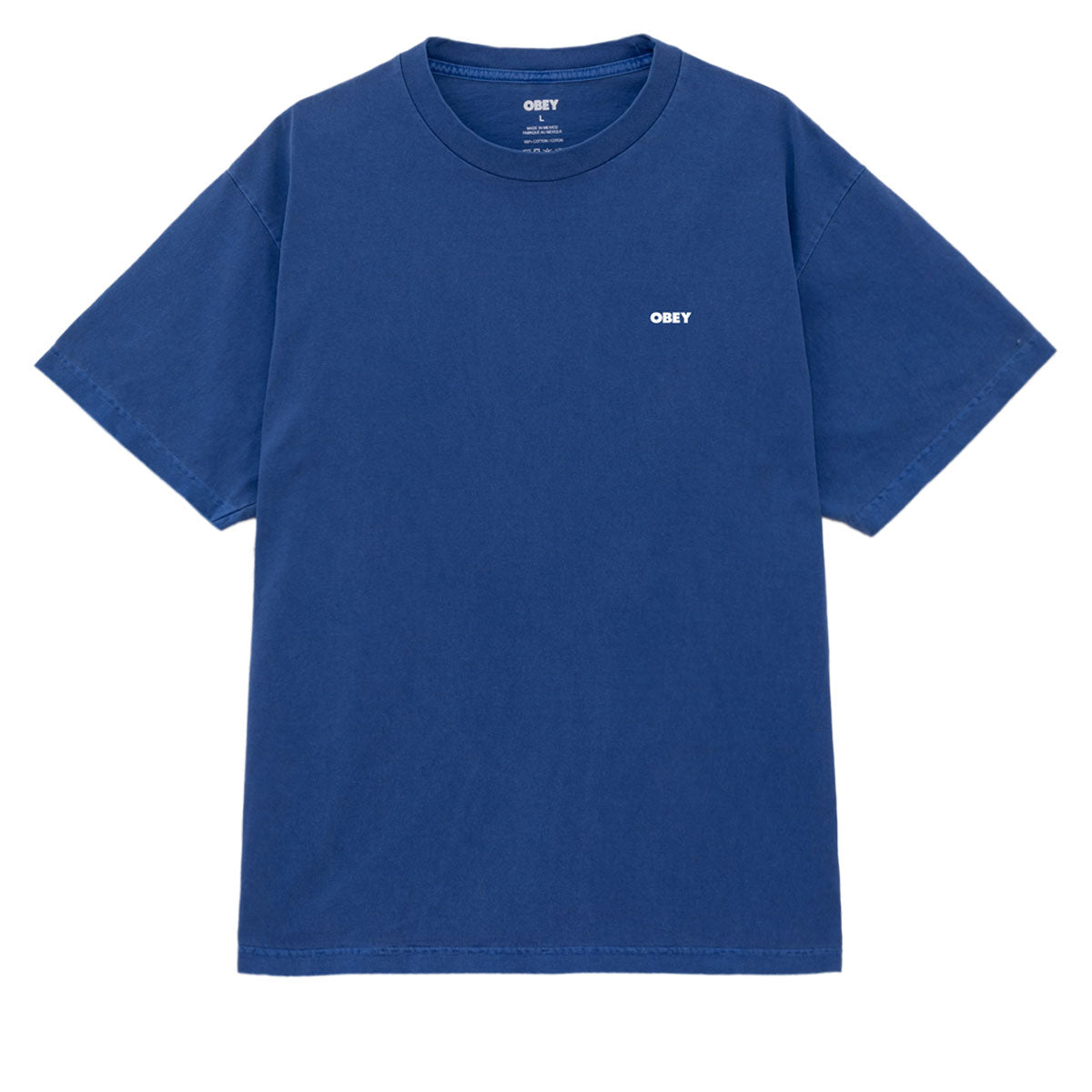 Obey Bold Icon Face T-Shirt - Pigment Electric Indigo image 2