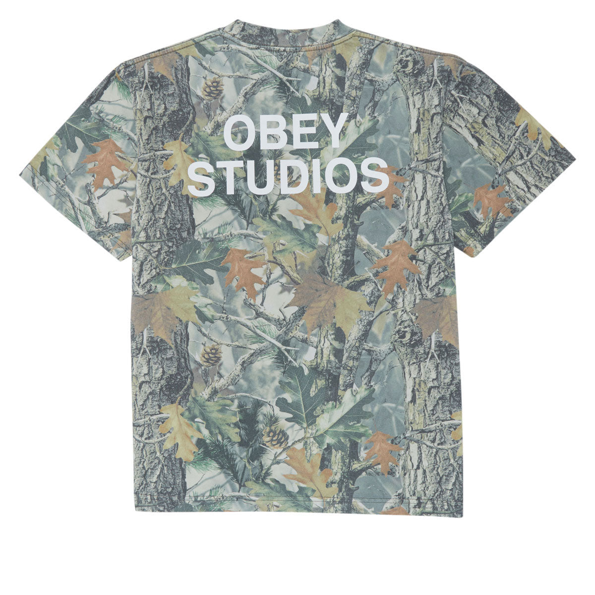 Obey Pit T-Shirt - Leaf Camo image 2