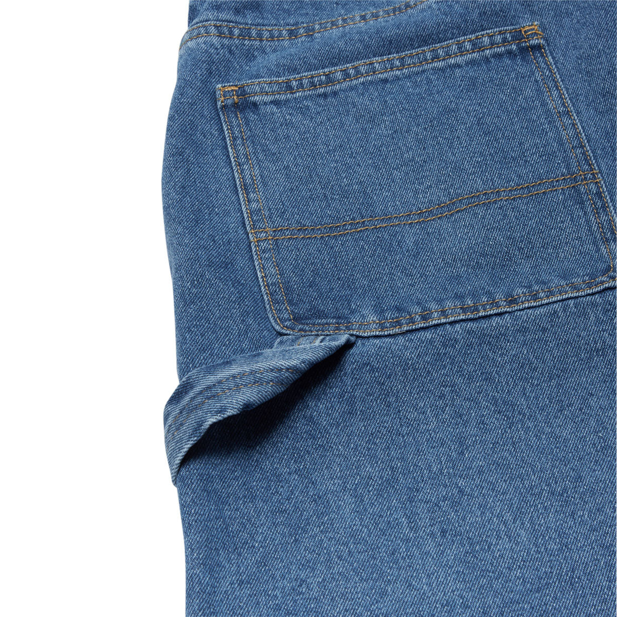 Obey Bigwig Carpenter Denim Shorts - Light Indigo Classic image 5