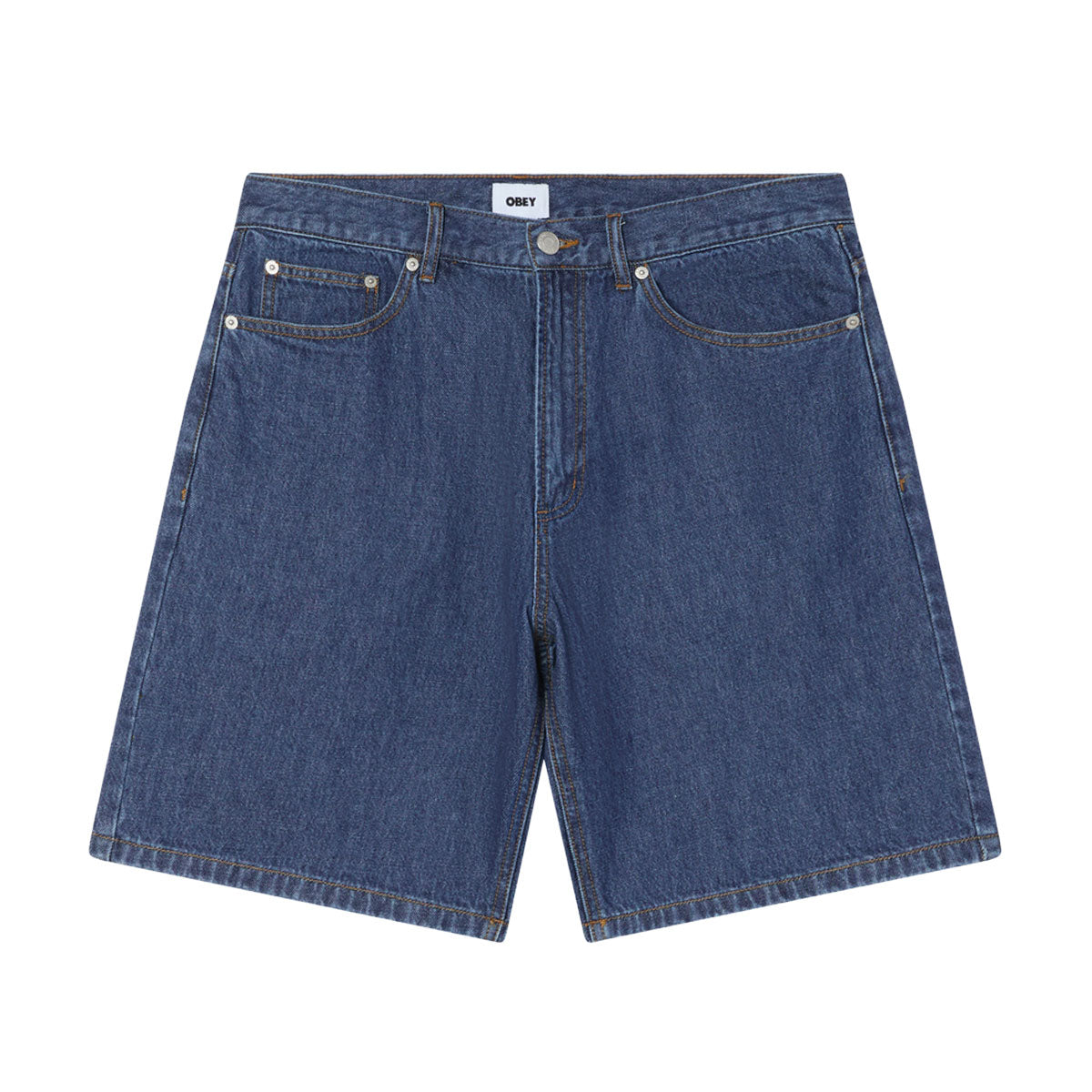 Obey Emerson Denim Shorts - Stone Wash image 1