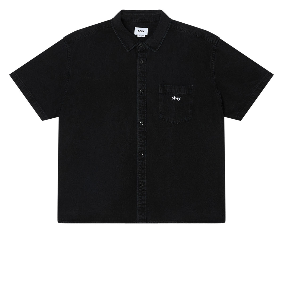 Obey Owens Denim Shirt - Faded Black image 1