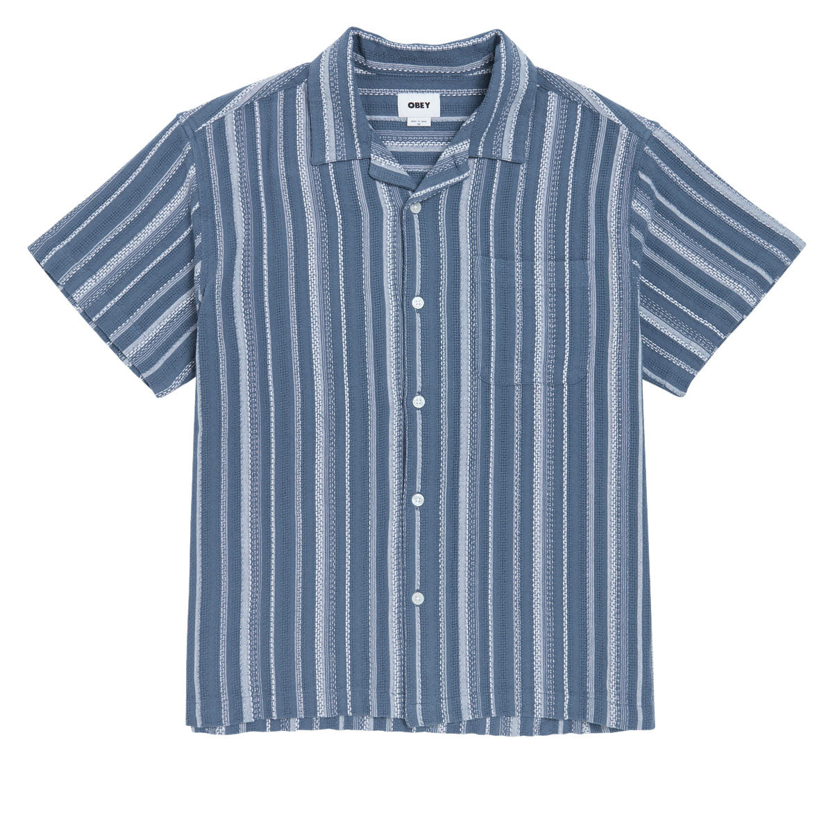 Obey Hugh Woven Shirt - Dull Blue Multi image 1