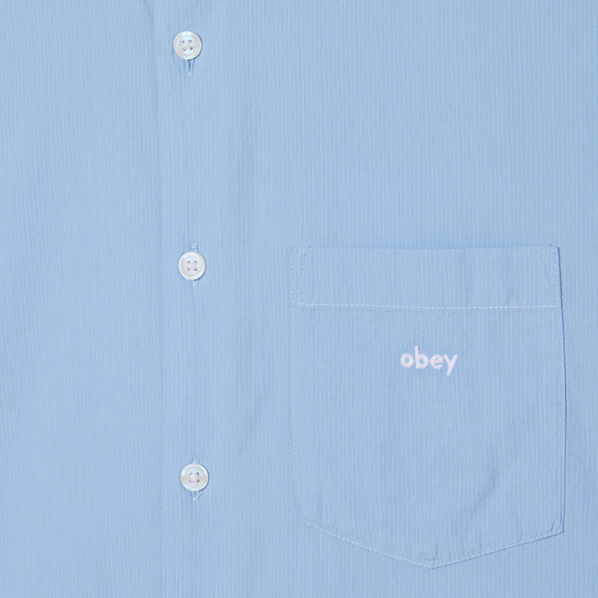 Obey Jamie Woven Shirt - Sky Blue Multi image 3