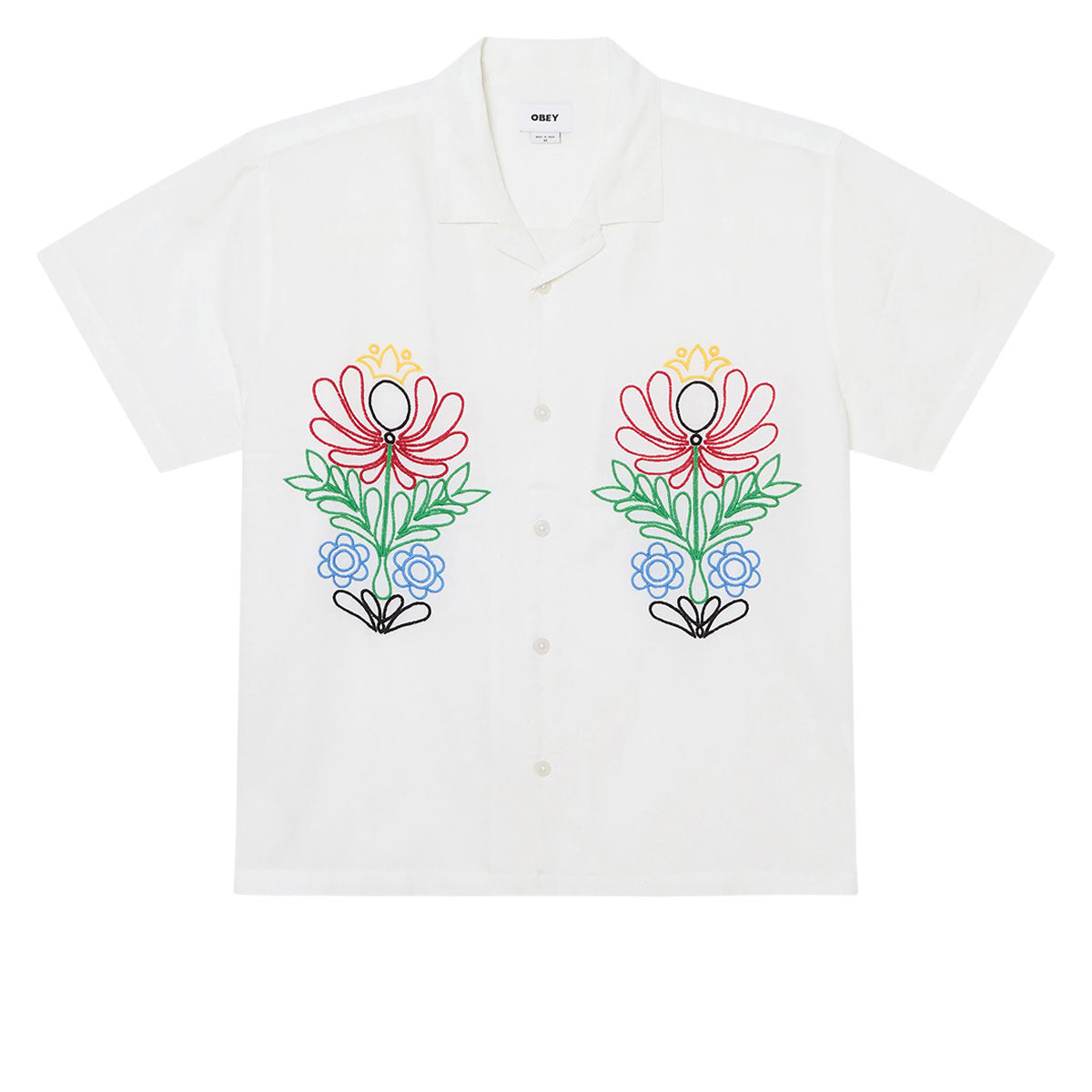 Obey Perry Woven Shirt - White image 1