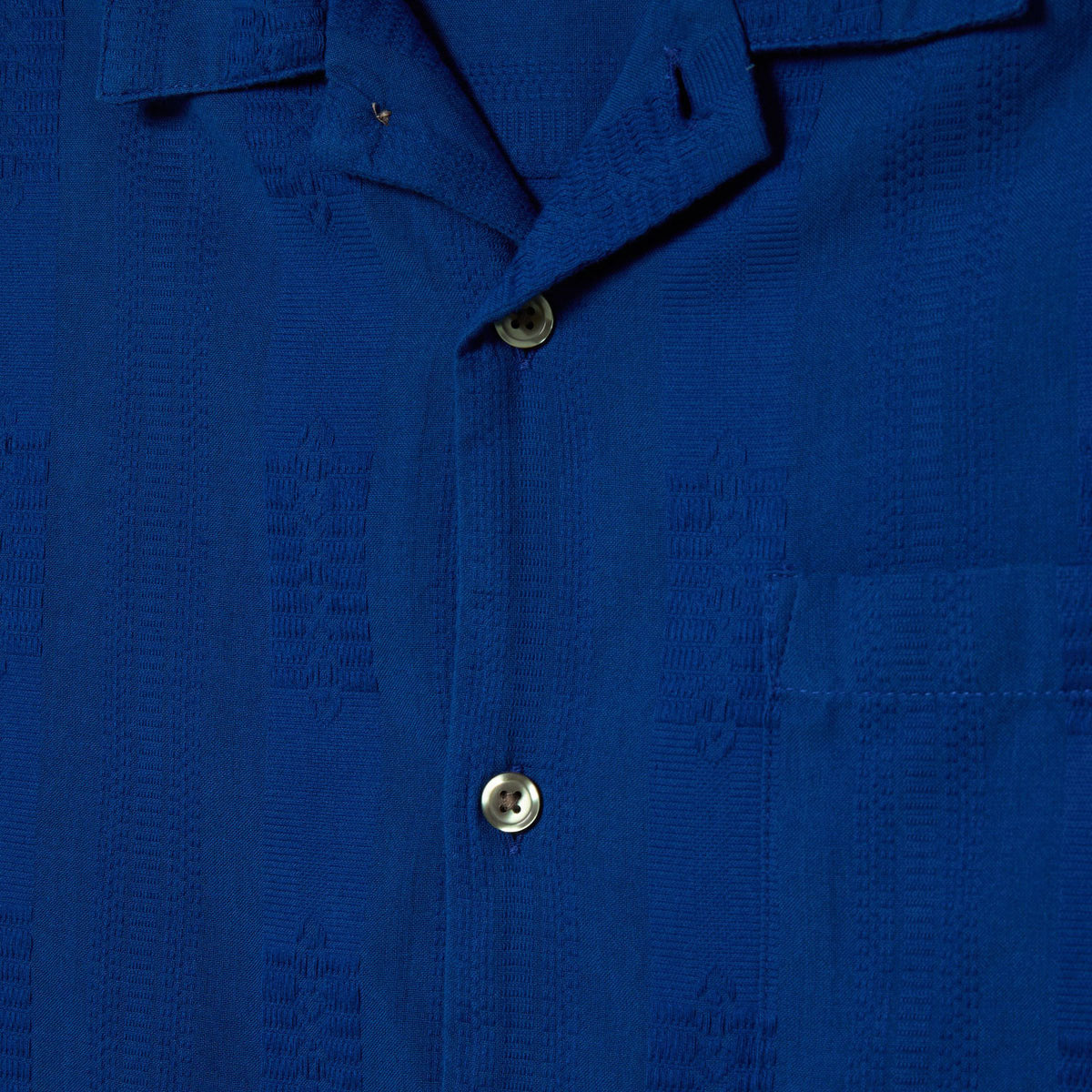 Obey Samuel Woven Shirt - Dazzling Blue Multi image 3