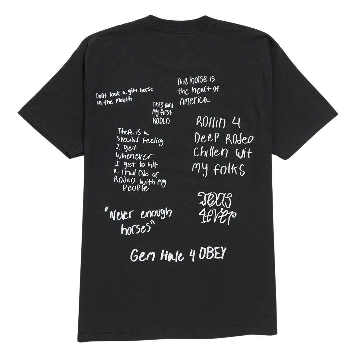 Obey Rodeo T-Shirt - Vintage Black image 2