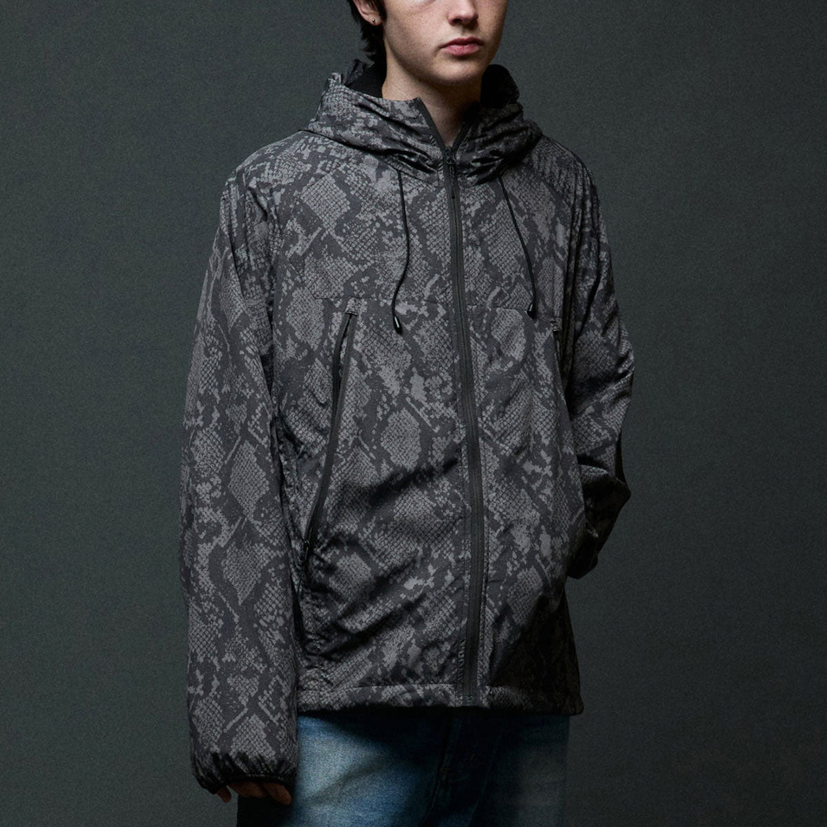 Obey Dusk Jacket - Grey Snake image 4