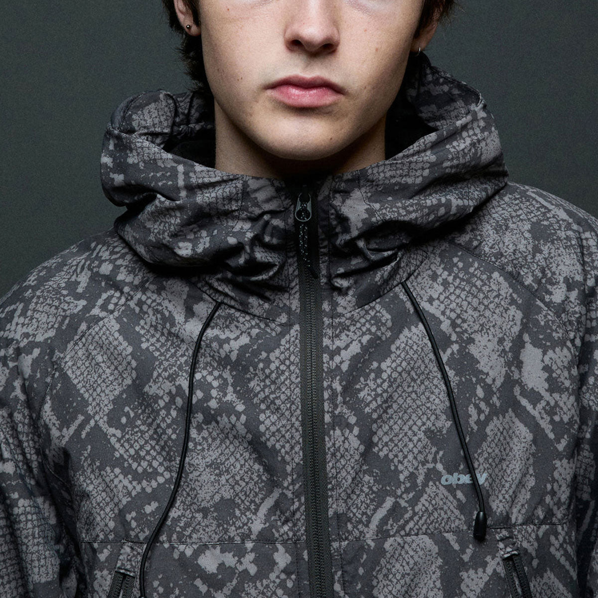 Obey Dusk Jacket - Grey Snake image 5