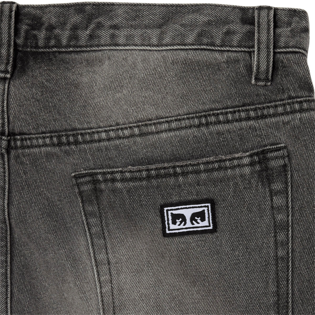 Obey Boxcar Straight Leg Denim Jeans - Archive Grey image 4
