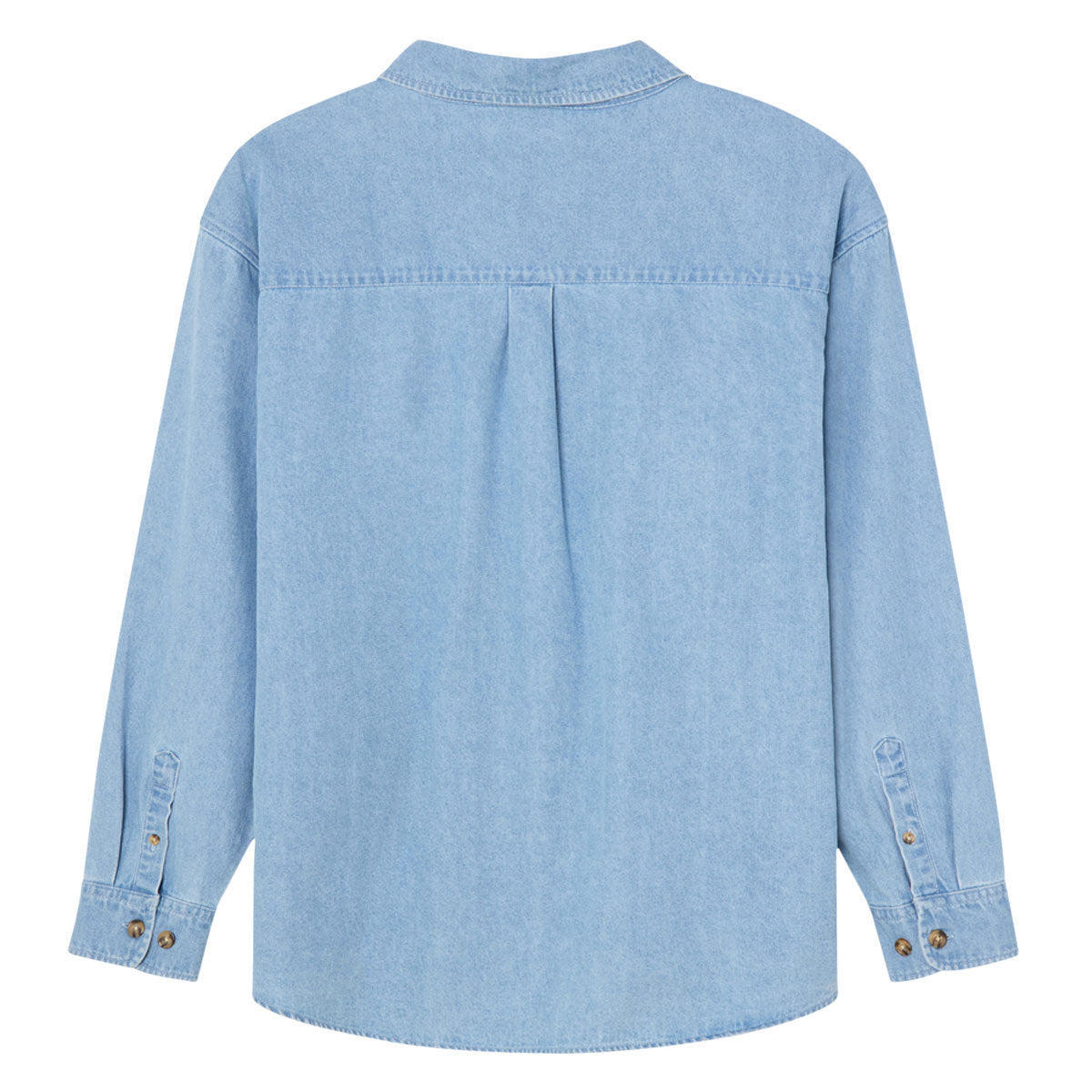 Obey Charlie Denim Long Sleeve Woven Shirt - Light Indigo image 2