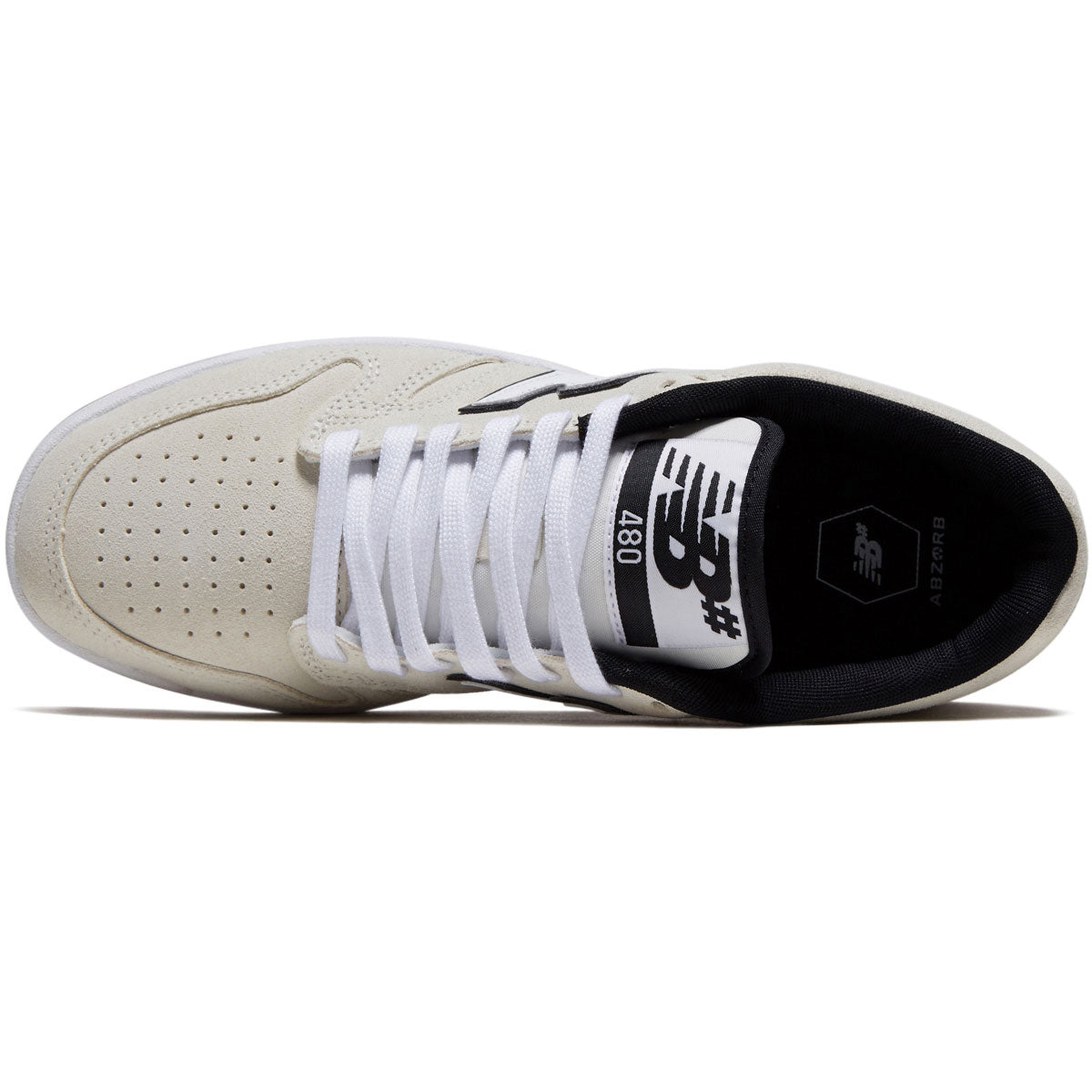 New Balance 480 Shoes - Cream/White – Daddies Board Shop